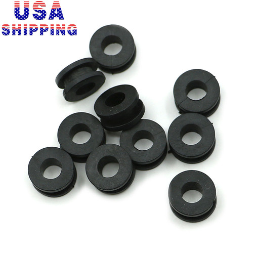 10pcs rubber cover grommets - rubber,