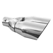 Dual Exhaust Tip Trim End Pipe