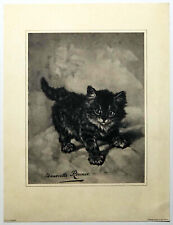 Rascal A Playful Kitten, By Henriette Ronner 1821 -1909 reproduction print