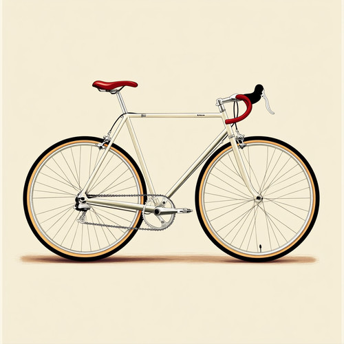 Wall decal sticker - decal, bike