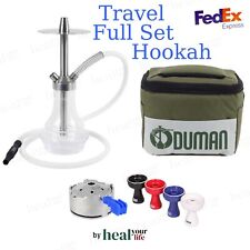 Oduman Gusto-XS Small Hookah with Bag + Bowl + Ignis El Fakir Starbuzz