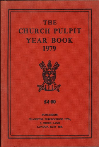 The church pulpit year - the, book