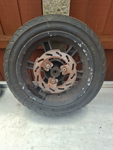Scooter front wheel and - front,