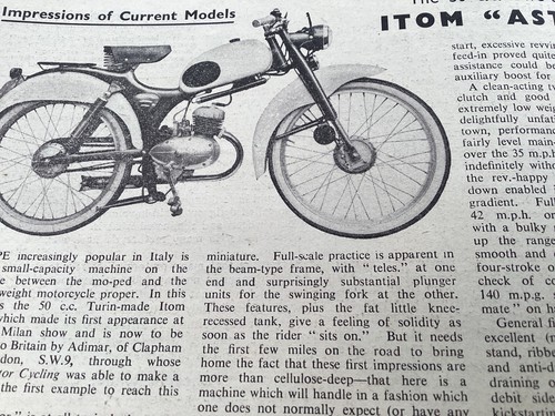 Itom astor moped - moped, 1955