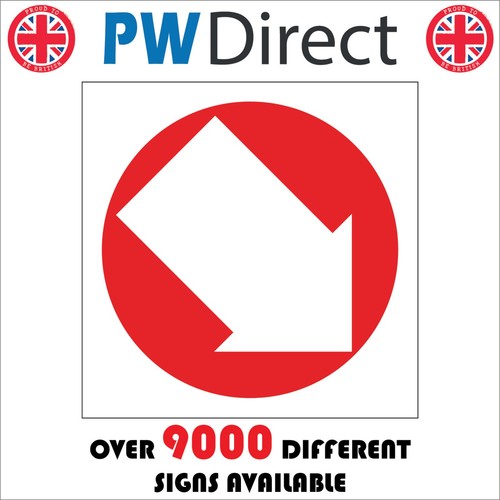 Sign arrow down right diagonal - sign,