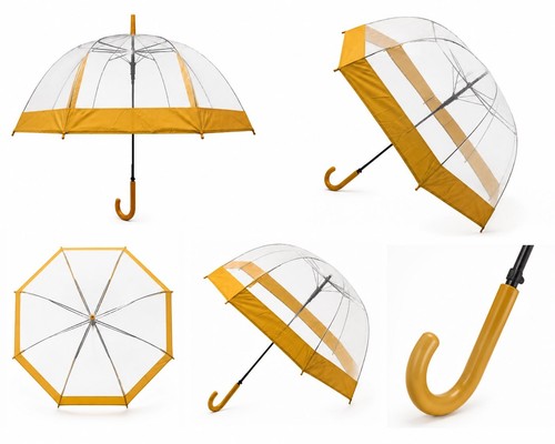 Transparent dome umbrella - transparent,