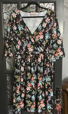 Popsy Fit And Flare Black With