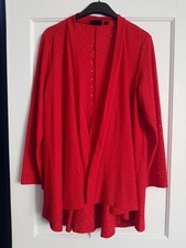 Nina Leonard red pointelle