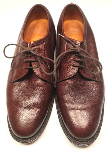 Grenson grain leather derby - grain,