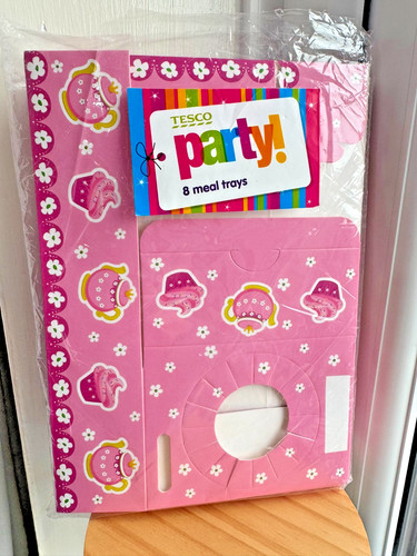 Tesco party meal - |, pink