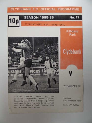 Clydebank stenhousemuir - stenhousemuir, |