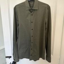 OLYMP® LEVEL 5  24 Seven Body Fit -khaki   - 15"/38 - RRP £60 NEW