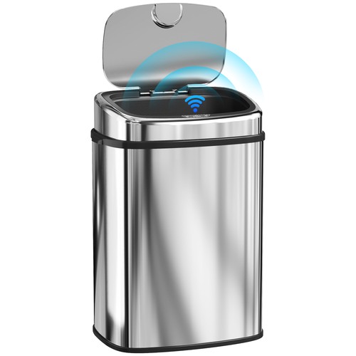 Homcom 50l sensor bin - homcom,