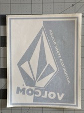 Volcom Clothing - Vintage Skate Shop Window Sticker Sold Here Dealer - Large