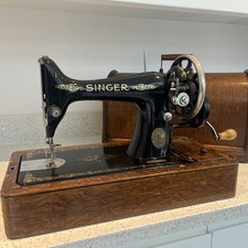 Excellent Vintage Singer 99K Hand Crank Sewing Machine #F5855269 1946-1947