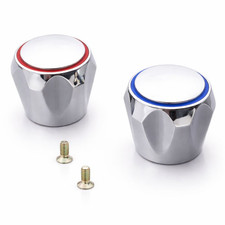 2pcs Hot Cold Faucet Handle