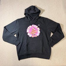 XL Black Graphic Hoodie Bear