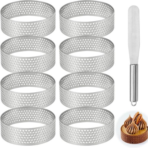 Stainless steel piece mousse - stainless, 8