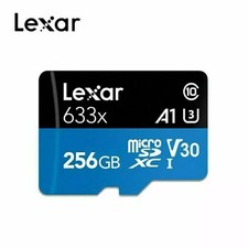 1x Lexar 633x 256GB Micro SD Card microSDXC UHS Card W/O SD Adapter Memory