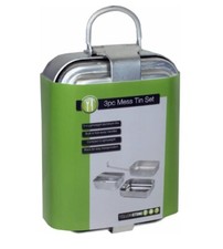Three Piece Mess Tin Set