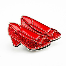 DOROTHY RUBY SLIPPERS ENAMEL PIN BADGE | WIZARD OF OZ | CHRISTMAS BIRTHDAY GIFT