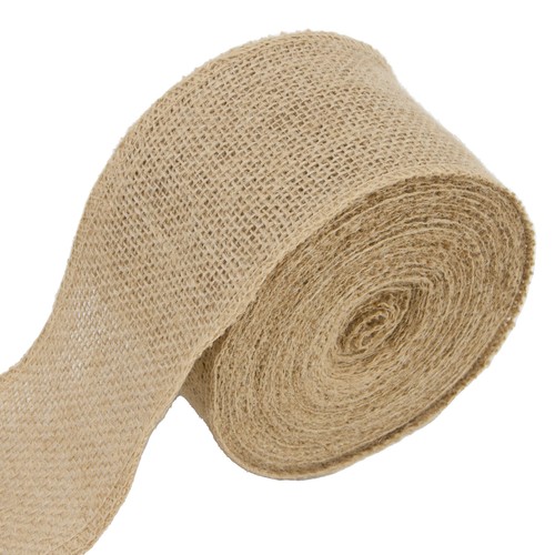 Tts 8cm wide natural - natural, hessian