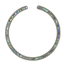 Abalone guitar rosette - 1x,