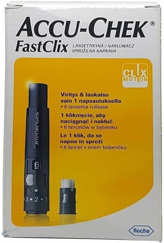 Accu chek fastclix lancing - fastclix,