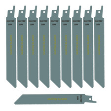 10x R622BF Saxton 150mm Metal Saw Blades for Bosch Dewalt Reciprocating