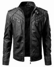 New Men's Genuine Lambskin