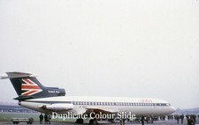 Aircraft Slide - BEA Trident 2 G-AVFI @ Farnborough 1968     (A158)