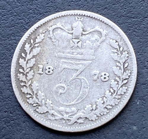 1878 silver threepence - 1878,