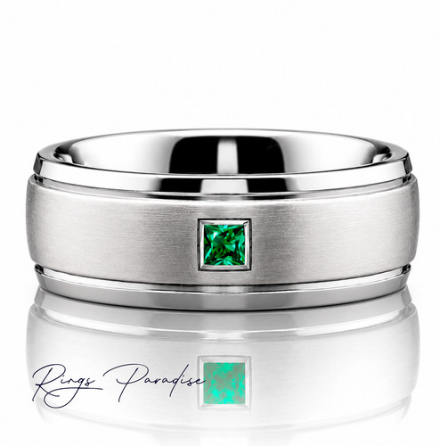Mens tungsten ring with - mens,