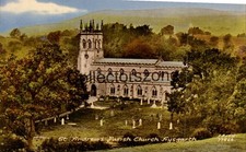 Aysgarth St Andrews Parish Church Printed Postcard Friths Series