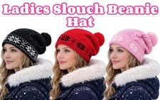 Ladies Beanie Hat Cable