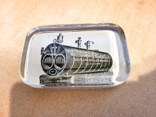 Vintage William Wilson & Co Advertising Glass Paperweight. Good Condition.