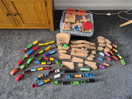 Brio wooden train track - track, bundle