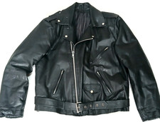 Vintage leather motorcycle - leather,
