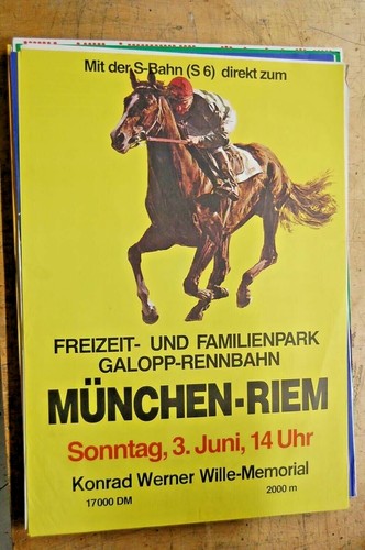 Poster gallopprennen munich - poster,