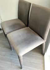 2 x Dwell Grey Velvet Dining