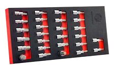27Pc 3/8" Drive Torx & Hex/Allen Key Bit Socket Set - Britool Hallmark