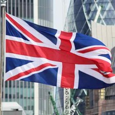 Union Jack Large Flag Brass Eyelets Double Stitch Edge UK Great Britain 5X3FT