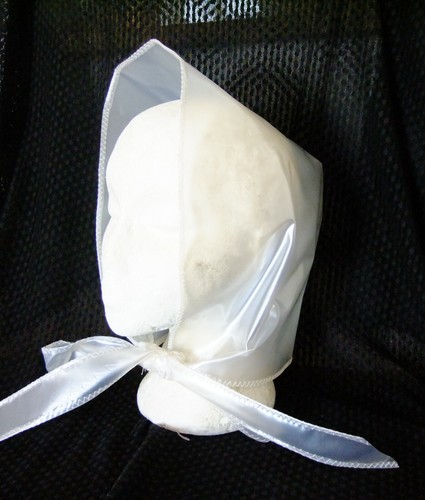 Pvc bonnet adult sized - bonnet,