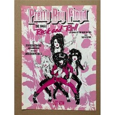 PRETTY BOY FLOYD ROCK N ROLL MEMORABILIA original music press advert from 1990 -