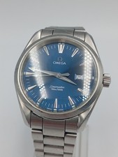 OMEGA Seamaster Aqua Terra Wristwatch Quartz Blue Date Dial Cal 1538 Non Working