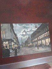 Old Postcard King Street? South Shields At Night (Valentines Moonlight Series)