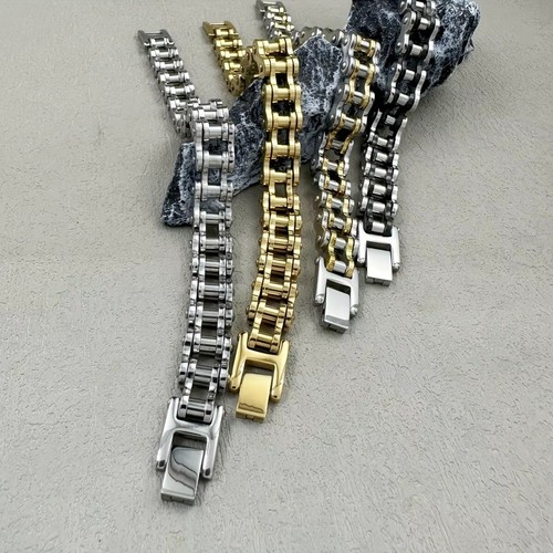 1pc new mens stainless steel - 1pc,