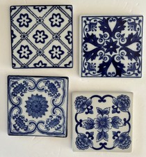 Vintage Ceramic Tile Blue &