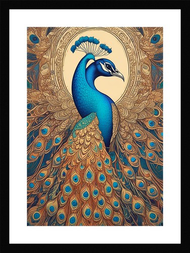 Majestic peacock framed - majestic,