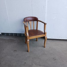 1950's oak desk chair